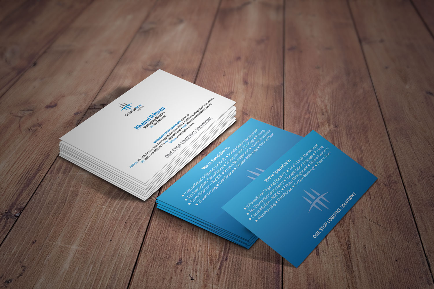 Stationery Design by anshtoyj for Bridgelink Logistics Sdn Bhd | Design #10867520