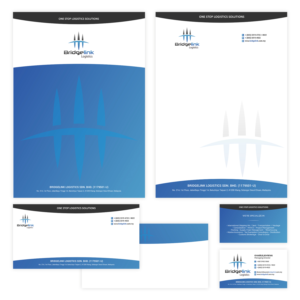 Diseño de Papelería por Ni Oeuvre para Bridgelink Logistics Sdn Bhd | Diseño: #10921108