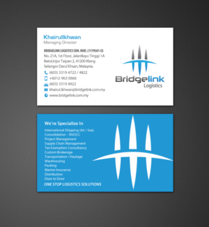 Diseño de Papelería por chandrayaan.creative para Bridgelink Logistics Sdn Bhd | Diseño: #10852959