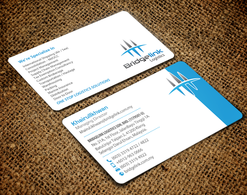 Stationery Design by chandrayaan.creative for Bridgelink Logistics Sdn Bhd | Design #10852968