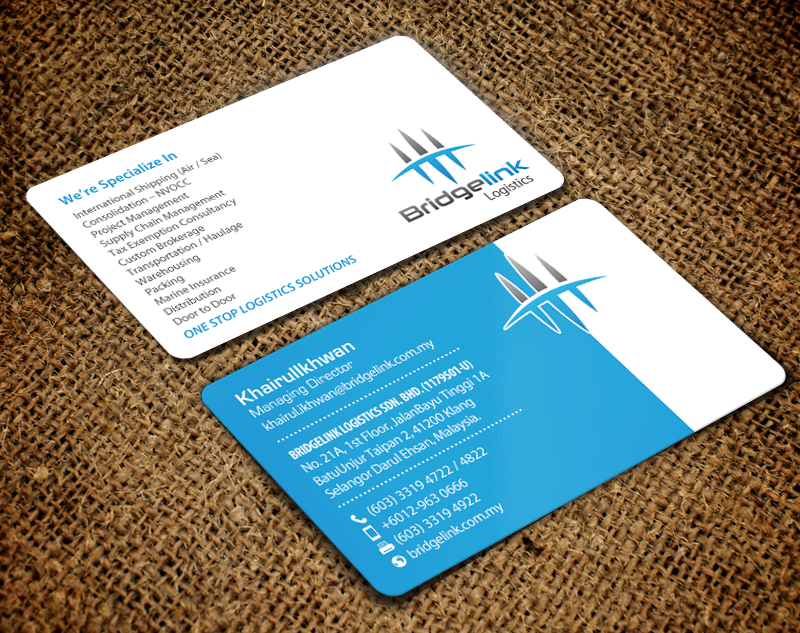 Stationery Design by chandrayaan.creative for Bridgelink Logistics Sdn Bhd | Design #10852971