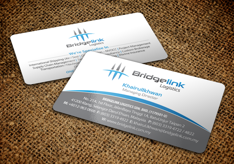 Stationery Design by chandrayaan.creative for Bridgelink Logistics Sdn Bhd | Design #10853333