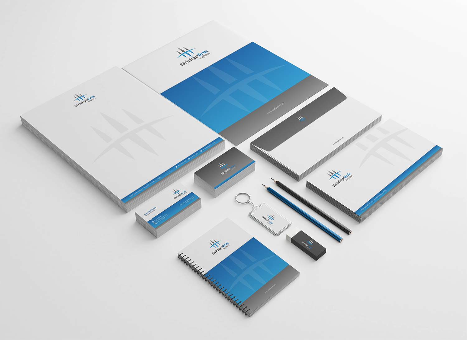 Diseño de Papelería por logodentity para Bridgelink Logistics Sdn Bhd | Diseño #10846740