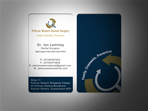 Pelican Waters Dental Surgery | Business Card Design by MT