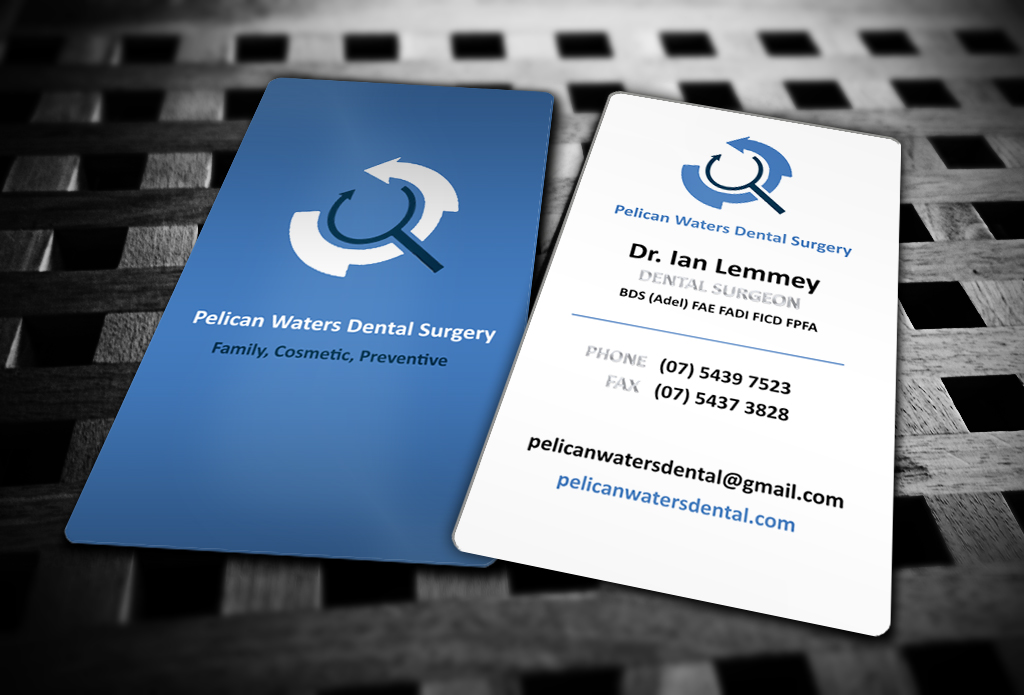 Business Card Design by Cyanide Design for Pelican Waters Dental Surgery | Design #2255057