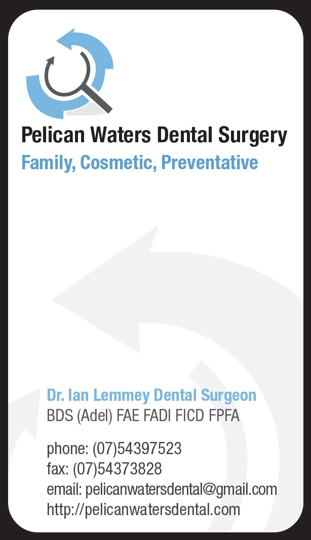 Business Card Design by nemorosa for Pelican Waters Dental Surgery | Design #2259410