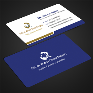 Business Card Design by Harshan for Pelican Waters Dental Surgery | Design: #2257244