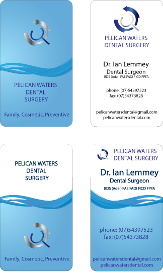 Diseño de Tarjeta de Presentación por TedAtkinson para Pelican Waters Dental Surgery | Diseño #2253487