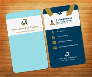 Business Card Design by Fadzli Razali for Pelican Waters Dental Surgery | Design: #2260592