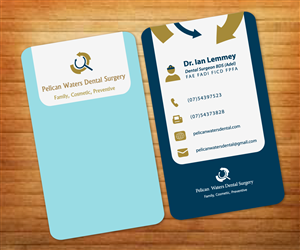 Business Card Design by Fadzli Razali for Pelican Waters Dental Surgery | Design: #2260595