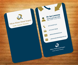 Business Card Design by Fadzli Razali for Pelican Waters Dental Surgery | Design: #2260598