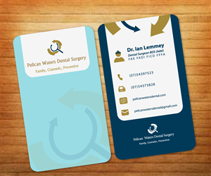 Business Card Design by Fadzli Razali for Pelican Waters Dental Surgery | Design: #2263255