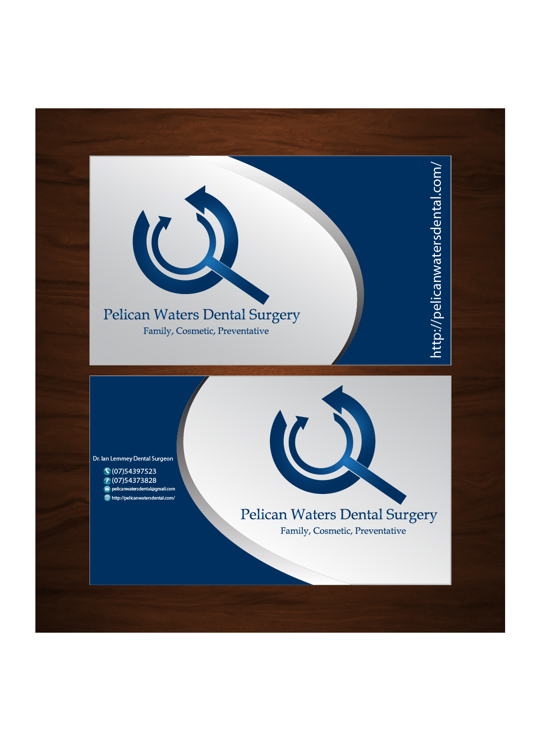 Business Card Design by TalaZen for Pelican Waters Dental Surgery | Design #2254274
