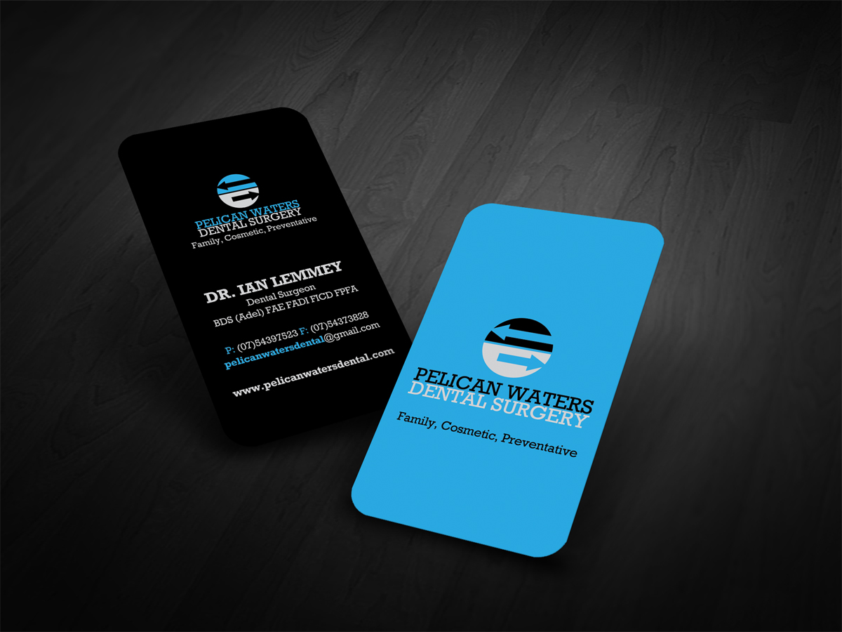 Business Card Design by diRtY.EMM for Pelican Waters Dental Surgery | Design #2253366