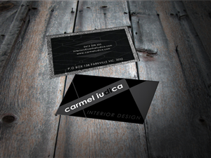Carmel Iudica Interior Design | Business Card Design by MT