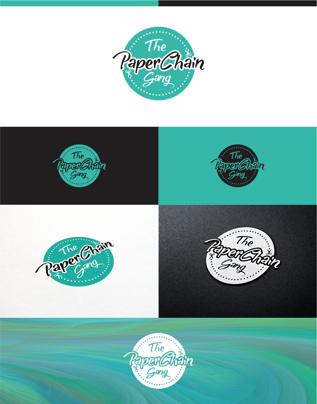 Logo Design by DG for The Paper Chain Gang | Design #10853553