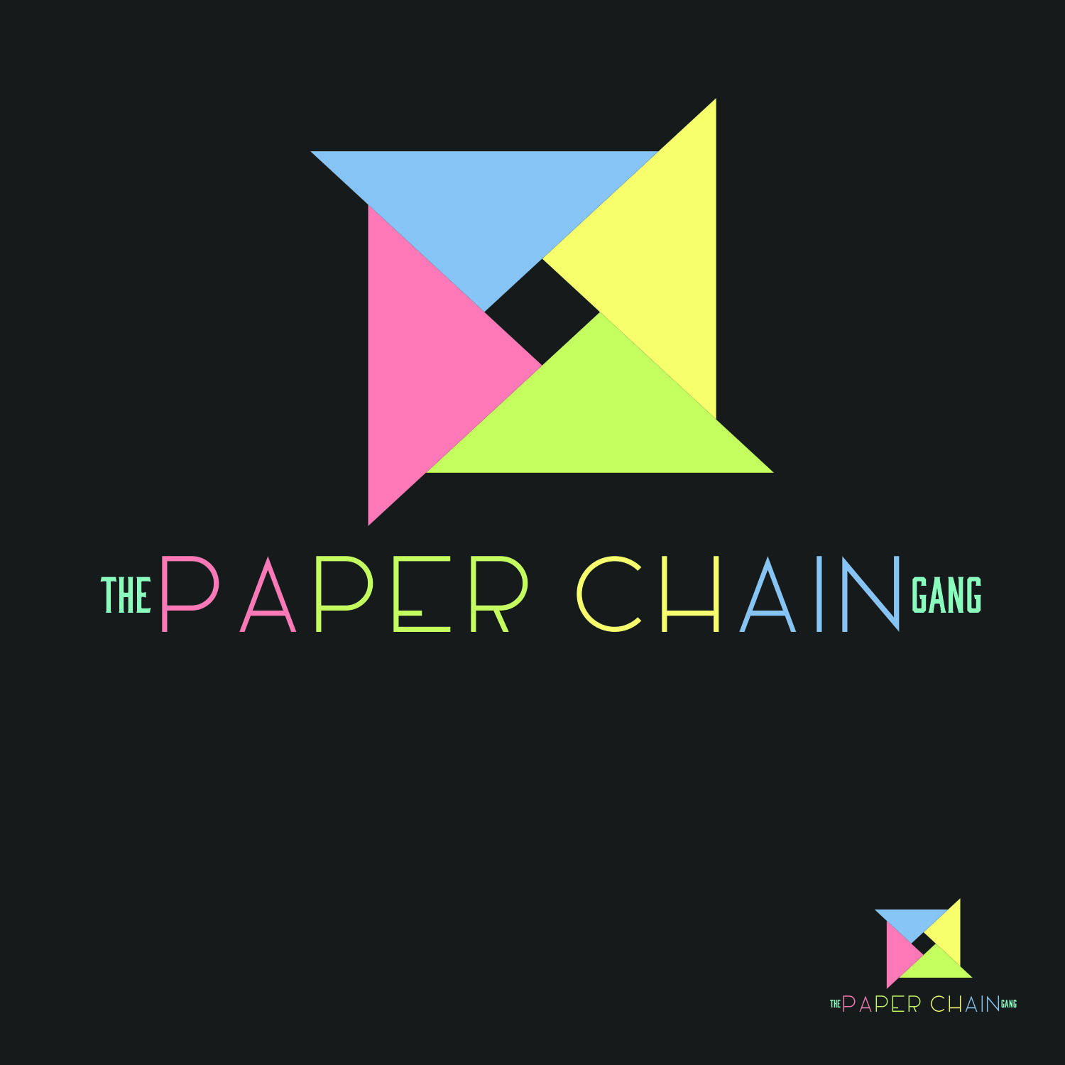 Logo Design by Louie Fuentes | Manobo Graphic Design Services for The Paper Chain Gang | Design #10944624