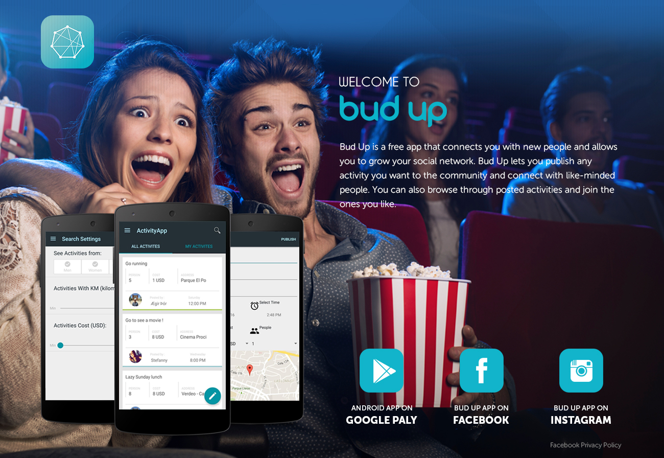 Landing Page Design by RupalTechno for Bud Up  | Design #10881965