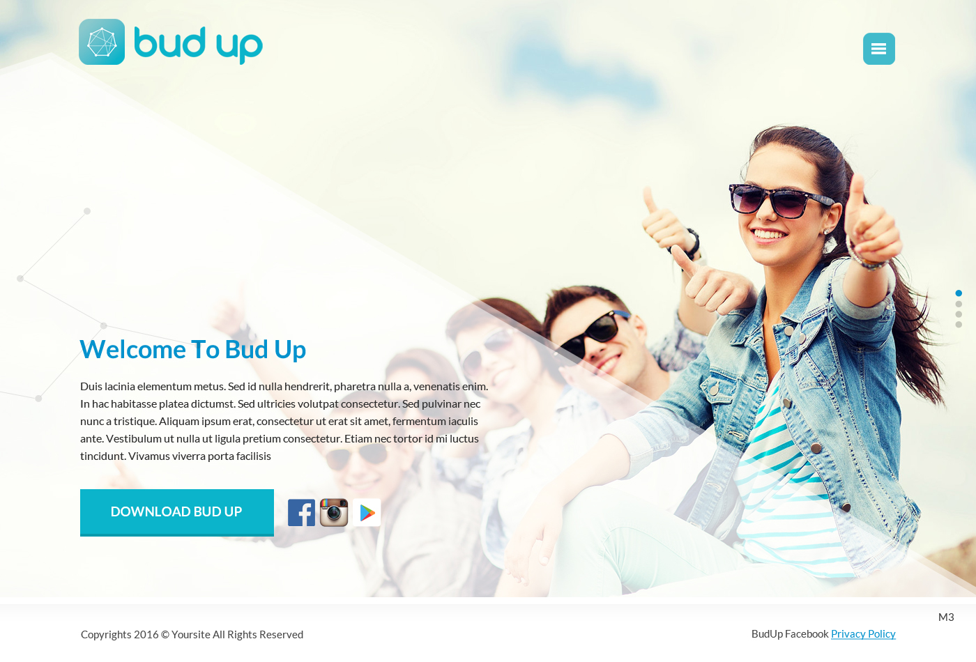 Landing Page Design by pb for Bud Up  | Design: #10860474