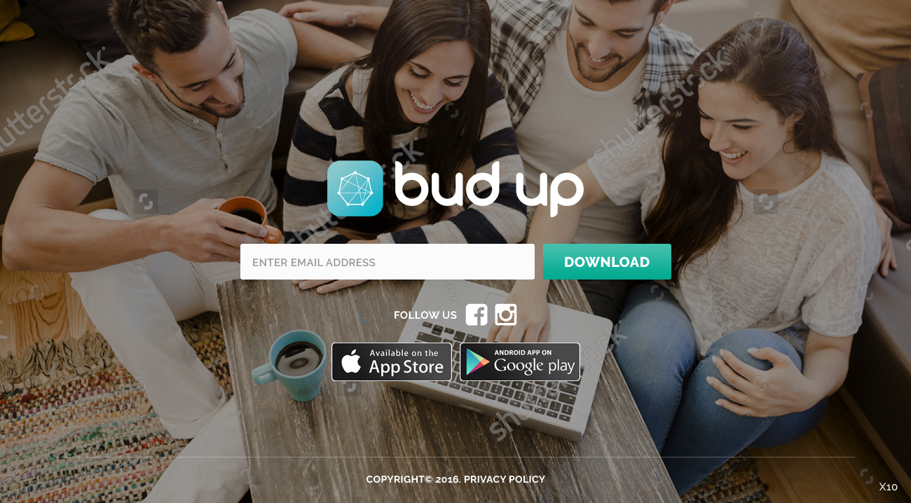 Landing Page Design by pb for Bud Up  | Design #10860475