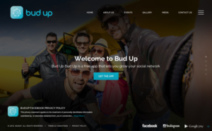 Landing Page Design by pb for Bud Up  | Design: #10866091