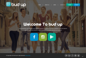 Landing Page Design by pb for Bud Up  | Design: #10866093