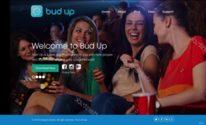 Landing Page Design by pb for Bud Up  | Design: #10867051