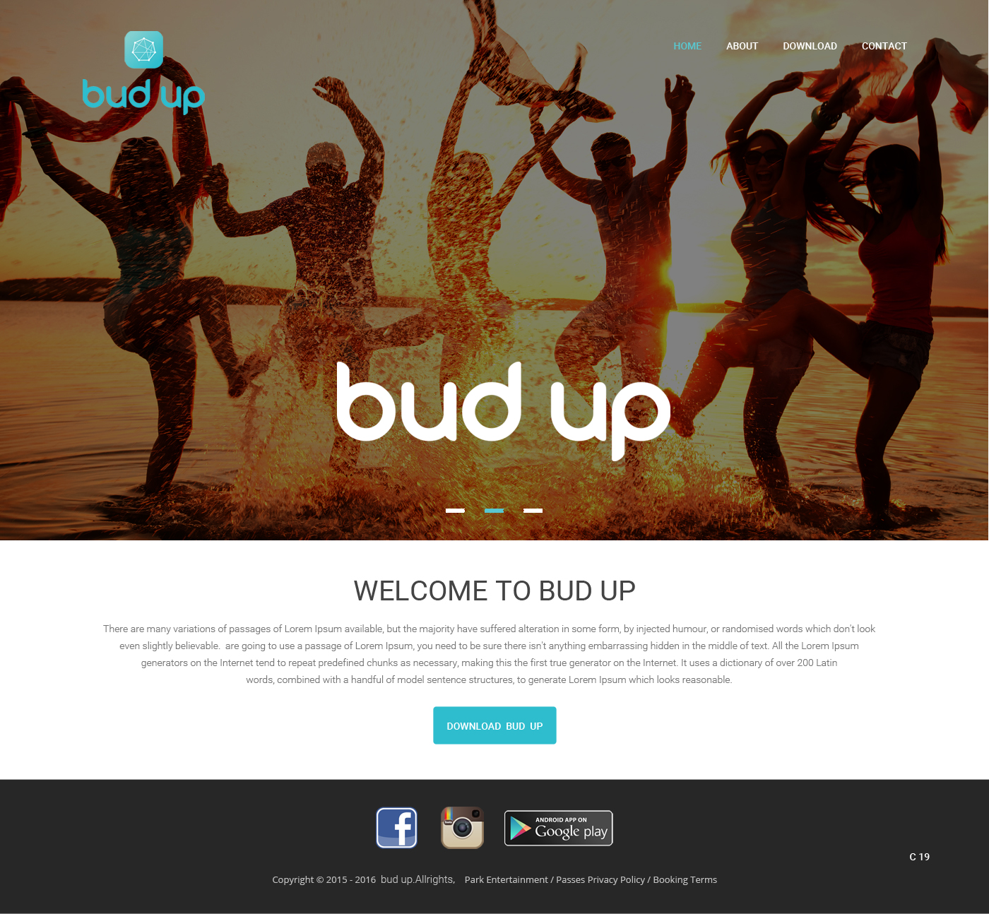 Design de Page d'Accueil par pb pour Bud Up  | Design #10886944