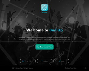 Landing Page Design by pb for Bud Up  | Design: #10886952