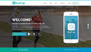 Landing Page Design by pb for Bud Up  | Design: #10886953