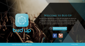 Landing Page Design by Sbss for Bud Up  | Design: #10849084