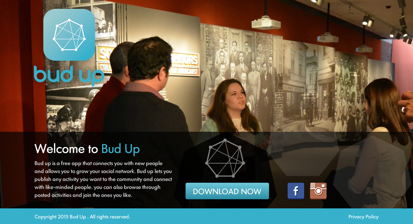 Diseño de Página de Aterrizaje por Sbss para Bud Up  | Diseño #10849125