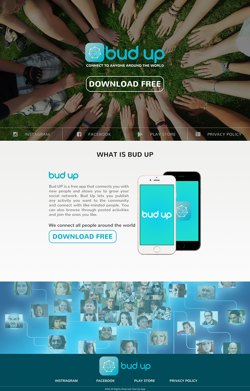Landing Page Design by atoz for Bud Up  | Design #10856888