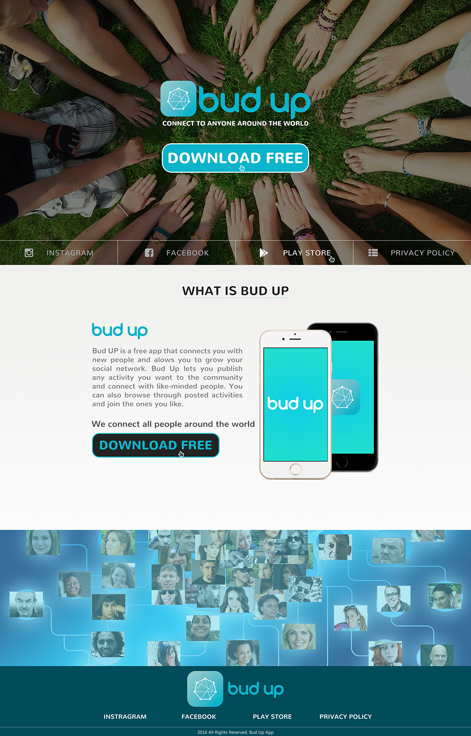 Landing Page Design by atoz for Bud Up  | Design #10856889