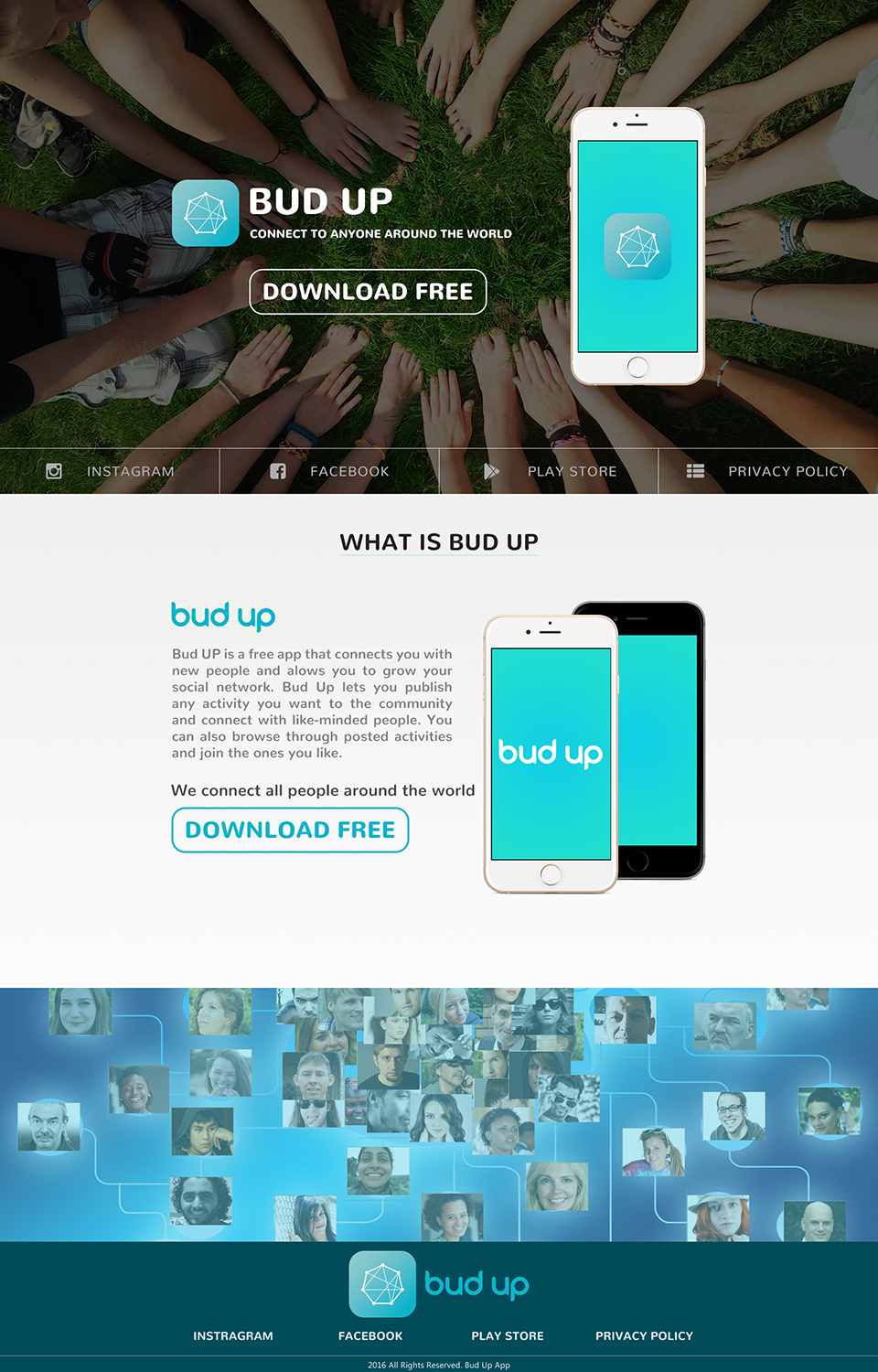 Landing Page Design by atoz for Bud Up  | Design #10856890