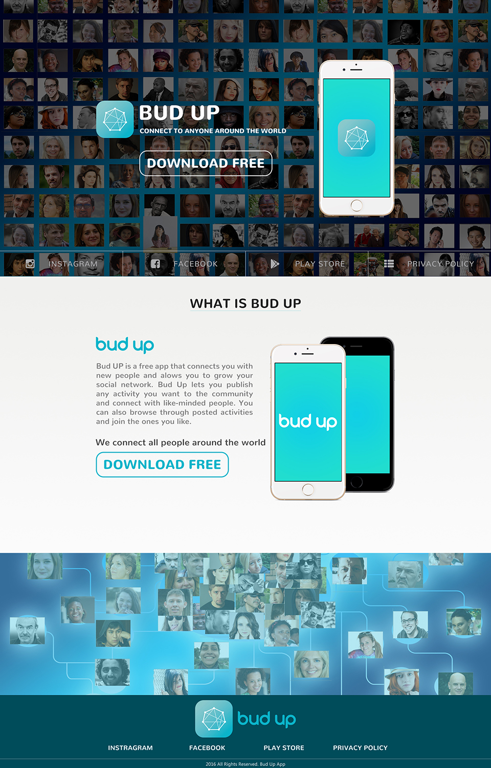 Landing Page Design by atoz for Bud Up  | Design #10856891