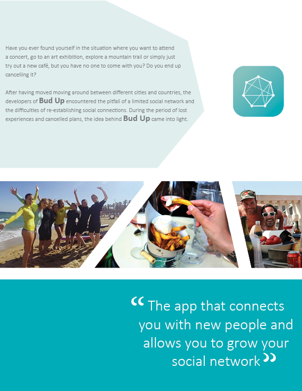 Diseño de Brochure por jcomella.design para Bud Up  | Diseño #10857455