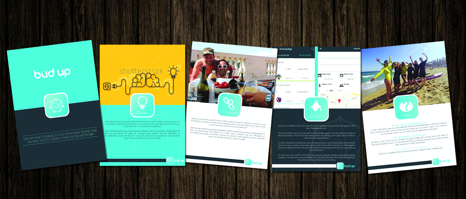 Brochure Design by Kreative Fingers for Bud Up  | Design #10854611