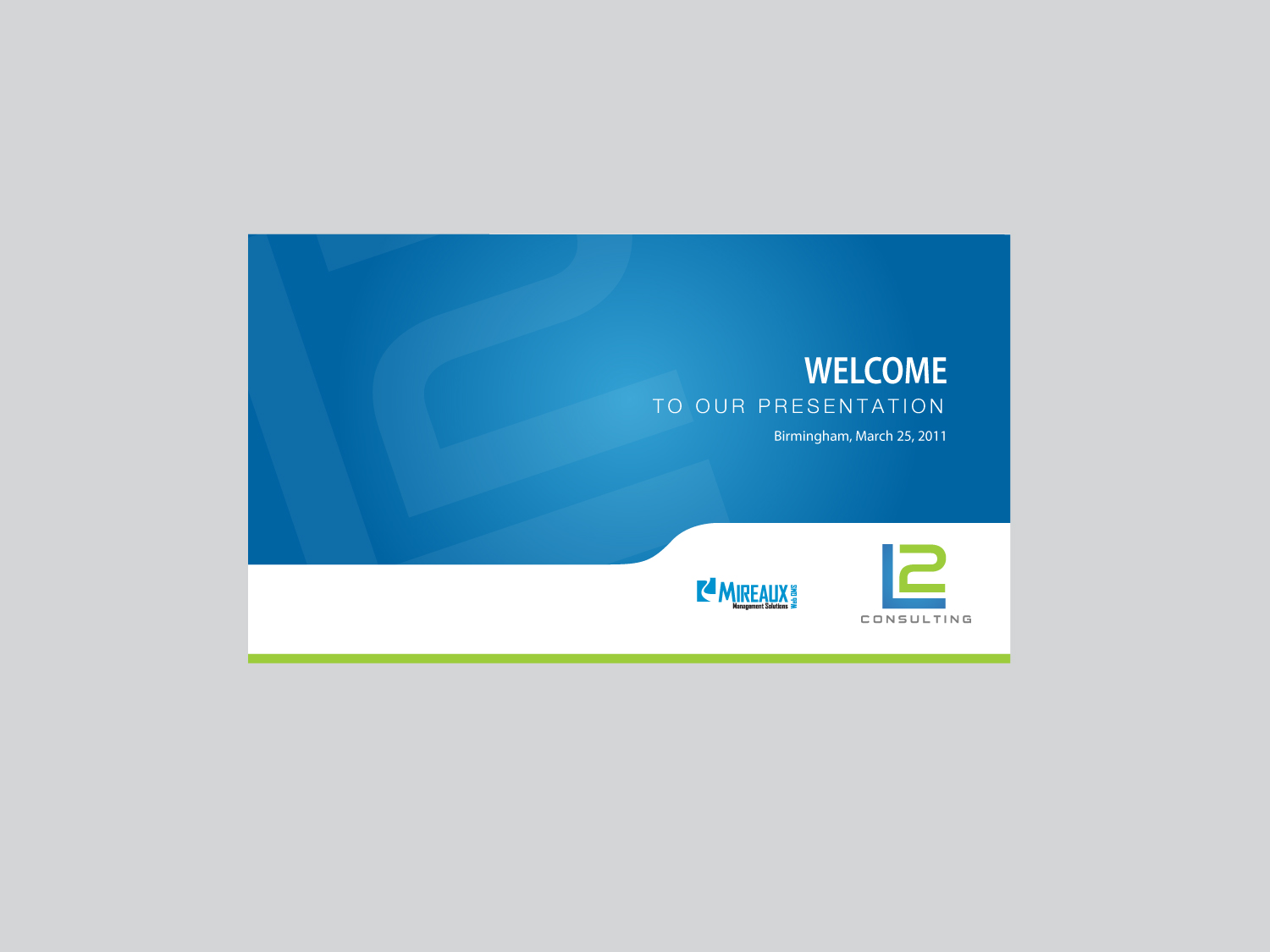PowerPoint Design by Nila for L Squared Consulting | Design #10941117