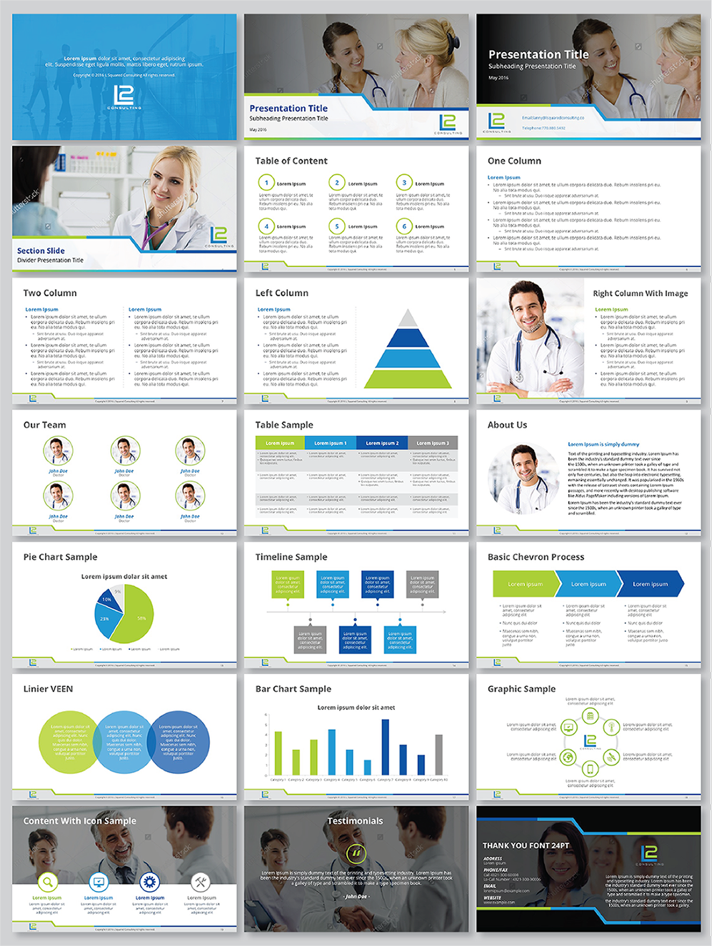 Diseño de PowerPoint por Flatmilter para L Squared Consulting | Diseño #10868898