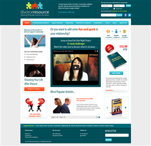 Web Design by Roy for Divorce Resource | Design: #2290585