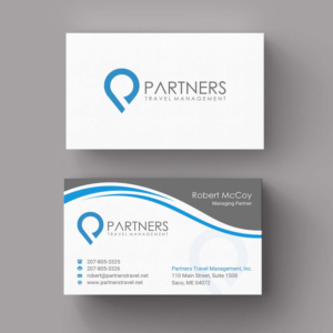 Diseño de Tarjeta de Presentación por INDIAN_Ashok para Partners Travel Management | Diseño: #10861553