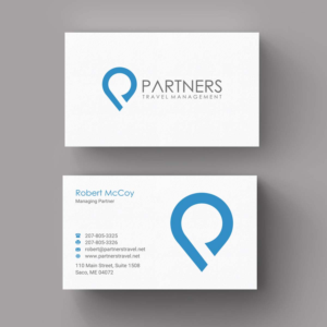 Diseño de Tarjeta de Presentación por INDIAN_Ashok para Partners Travel Management | Diseño: #10861560