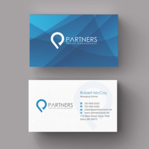 Diseño de Tarjeta de Presentación por INDIAN_Ashok para Partners Travel Management | Diseño: #10861693