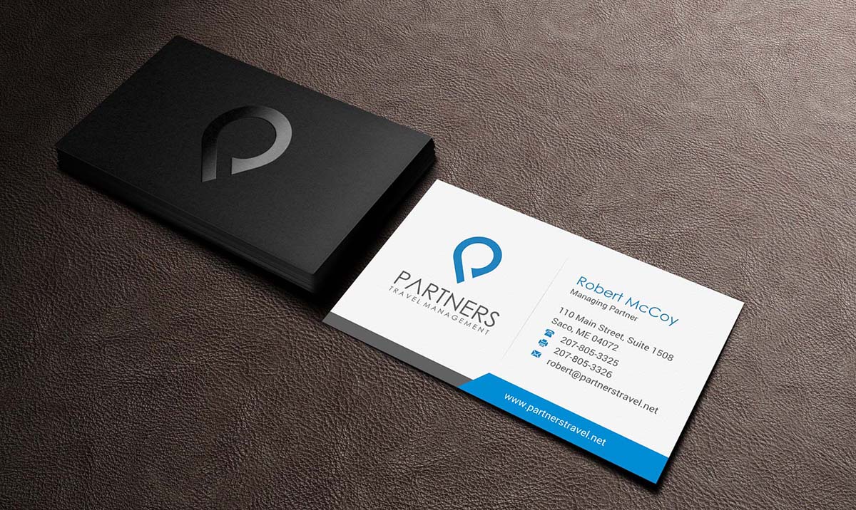 Visitenkarten-Design von INDIAN_Ashok für Partners Travel Management | Design #10896940
