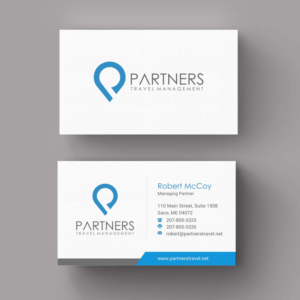 Business Card Design by INDIAN_Ashok for Partners Travel Management | Design: #10898104