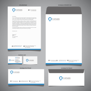 Diseño de Tarjeta de Presentación por snowymasterdesigns para Partners Travel Management | Diseño: #10924843