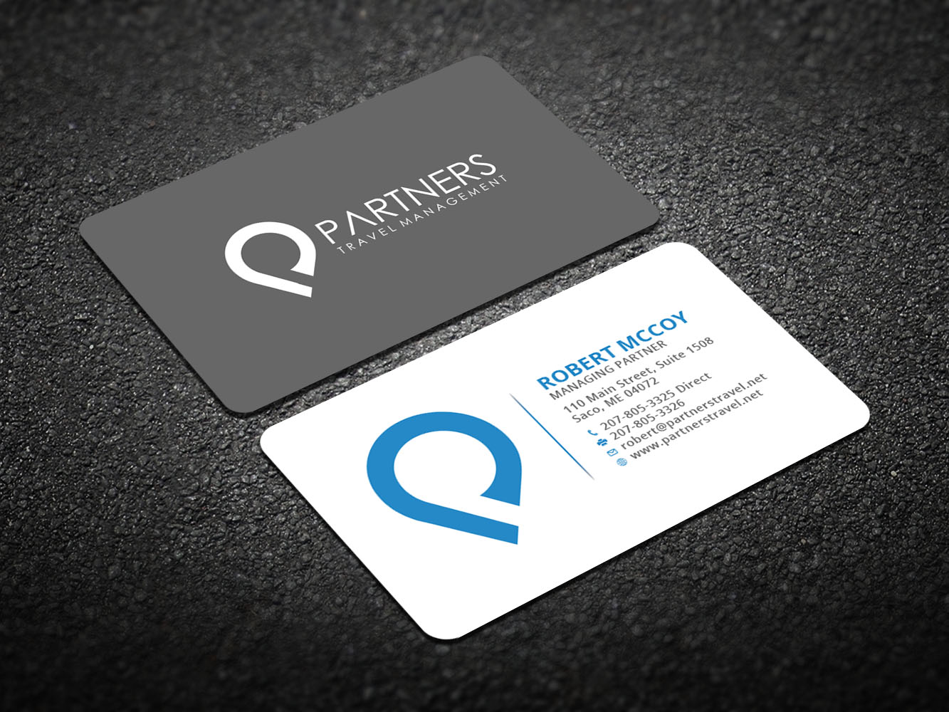 Diseño de Tarjeta de Presentación por Verified artistry para Partners Travel Management | Diseño #10861061