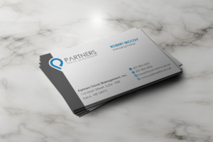Diseño de Tarjeta de Presentación por Grafactory para Partners Travel Management | Diseño: #10878740