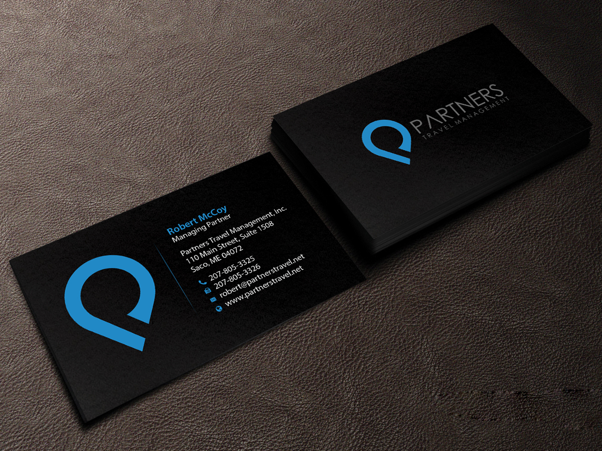 Diseño de Tarjeta de Presentación por Creations Box 2015 para Partners Travel Management | Diseño #10867707